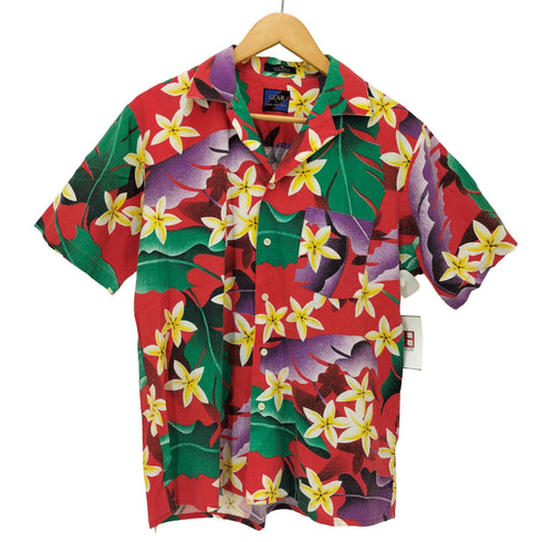 ヴァンヒューゼン VAN HEUSEN 90S USA製 アロハシャツ メンズ import:M