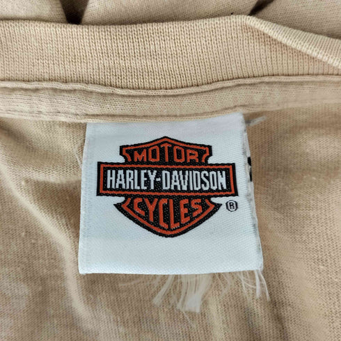 ハーレーダビッドソン HARLEY-DAVIDSON 00S 2007コピーライト アームプリント クルーネック L/S Tシャツ メンズ