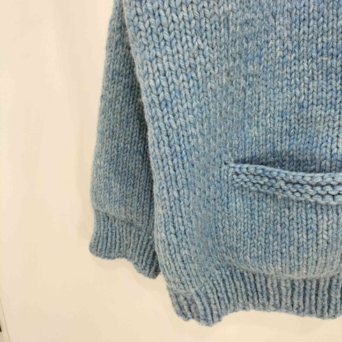 70-80s vintage ロケットTALON ゴルフ柄 カウチンニット メンズ