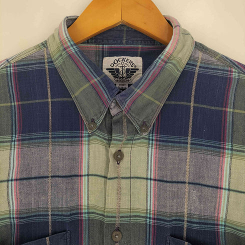 ドッカーズ DOCKERS SHORT SLEEVE チェック S/S BD シャツ メンズ