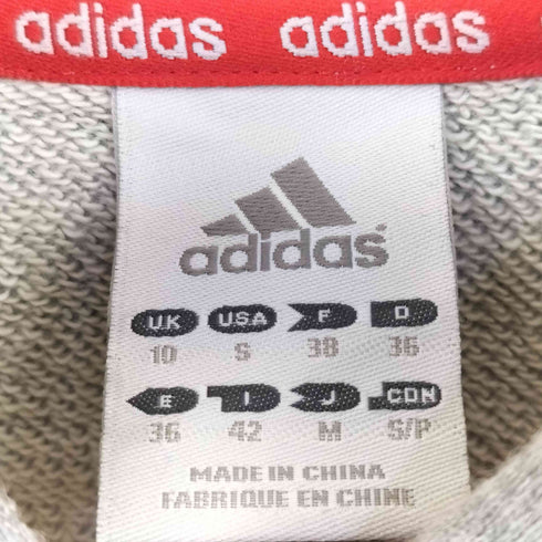 アディダス adidas スリーストライプ ロゴ刺繍パーカー レディース import:M