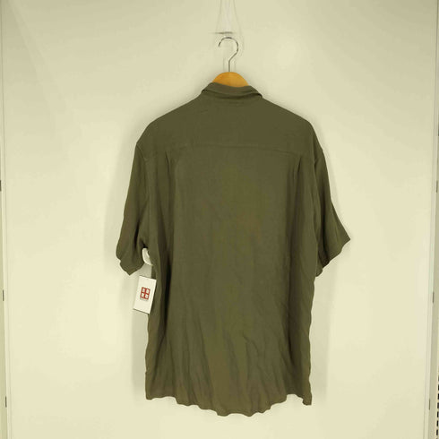 STRUCTURE シルク100% S/S シャツ メンズ import:L