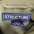 STRUCTURE シルク100% S/S シャツ メンズ import:L