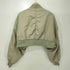 ザラ ZARA サテン クロップド ボンバージャケット レディース import:M