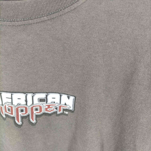 AMERICAN chopper アメリカンチョッパー バイク 両面 プリント 半袖 Tシャツ メンズ