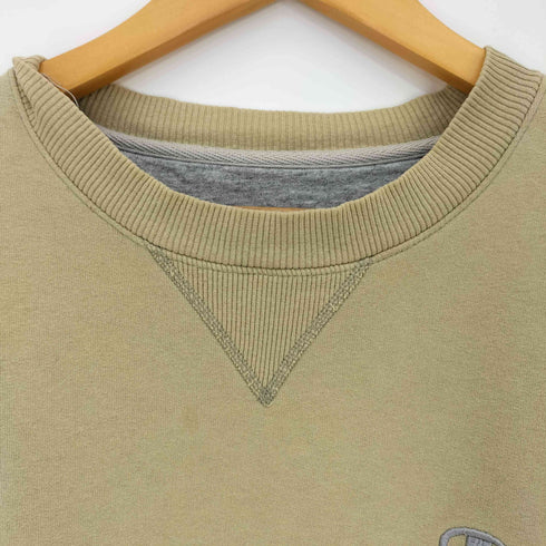 チャンピオン Champion AUTHENTIC 目あり 前V 裏地パイル クルーネックスウェット メンズ import:M