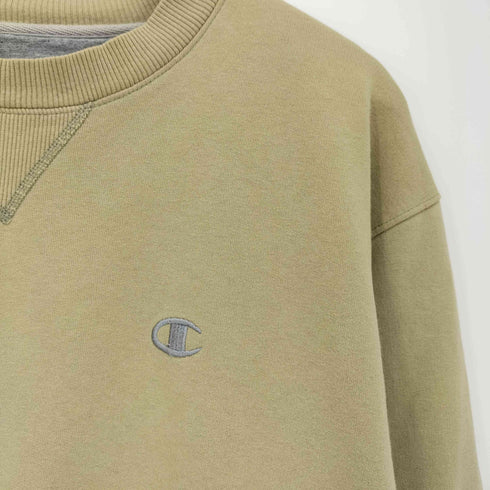 チャンピオン Champion AUTHENTIC 目あり 前V 裏地パイル クルーネックスウェット メンズ import:M