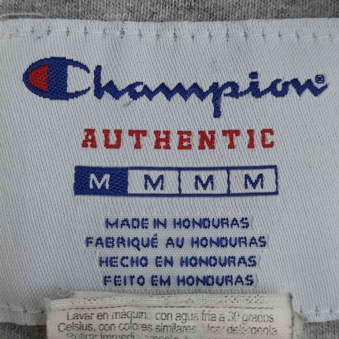 チャンピオン Champion AUTHENTIC 目あり 前V 裏地パイル クルーネックスウェット メンズ import:M