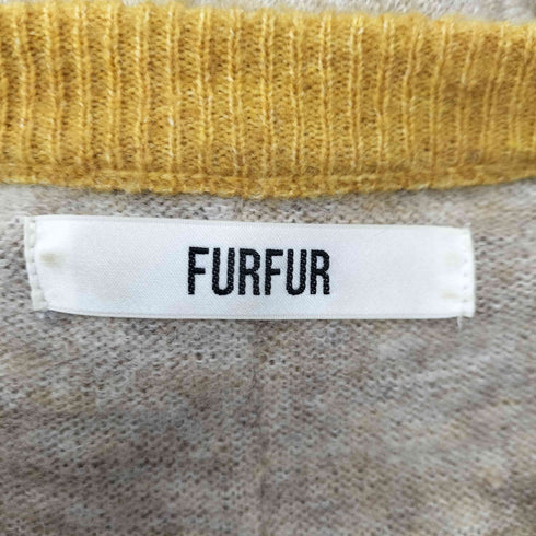 ファーファー furfur レースヘムリブドレス ワンピース レディース ONE SIZE