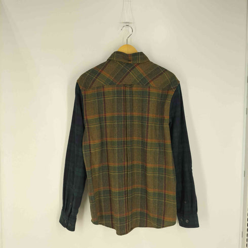 ペンドルトン PENDLETON BEN SHERMAN クレイジーパターン ウール チェック シャツ メンズ import:L