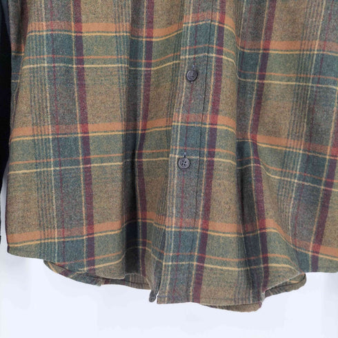 ペンドルトン PENDLETON BEN SHERMAN クレイジーパターン ウール チェック シャツ メンズ import:L
