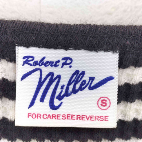 ミラー MILLER ワッフルボーダークルーネックカットソー レディース import:S