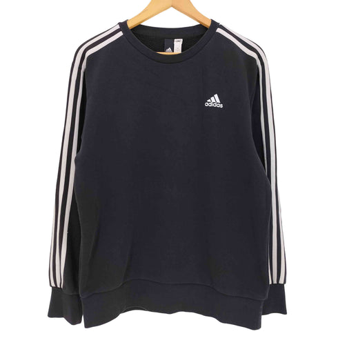 アディダス adidas Essentials 3-Stripes Crew Sweatshir メンズ JPN:L