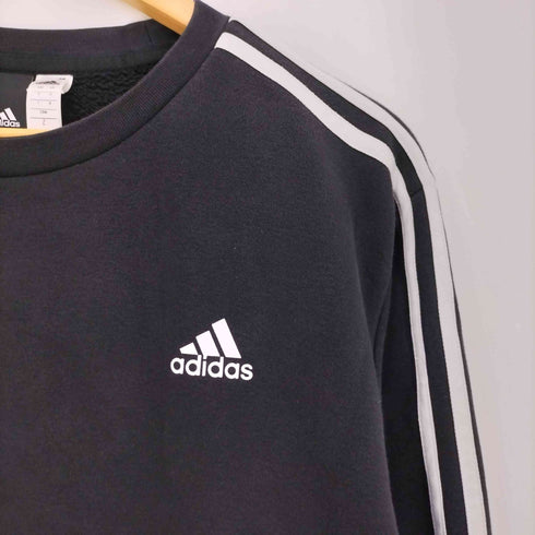 アディダス adidas Essentials 3-Stripes Crew Sweatshir メンズ JPN:L