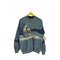 ART UNLIMITED SPORTSWEAR ヘンリーネック ウルフ プリント スウェット メンズ import:XL
