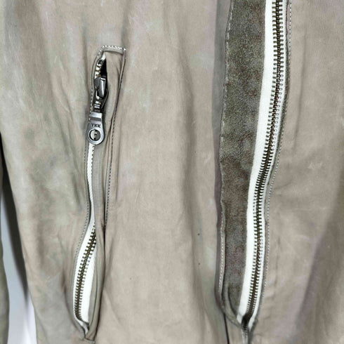 シシ sisii COW LEATHER カウレザー シングルライダースジャケット レディース