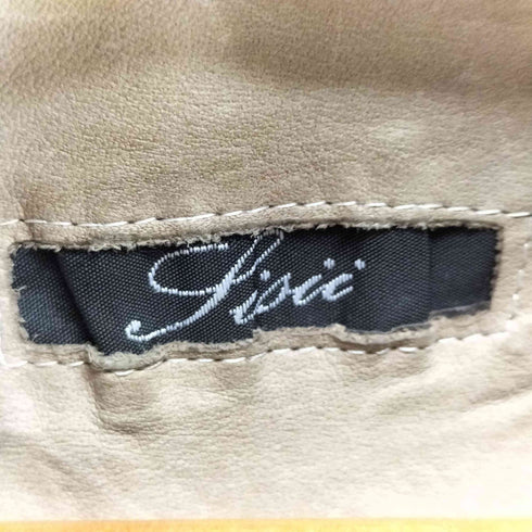 シシ sisii COW LEATHER カウレザー シングルライダースジャケット レディース