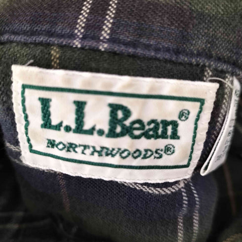 エルエルビーン L.L.Bean NORTHWOODS USA製 チェック BD シャツ メンズ XL TALL