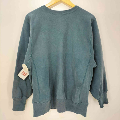 チャンピオン Champion 90s USA製 リバースウィーブ MOREHEAD STATE カレッジ クルーネックスウェット メンズ import:L