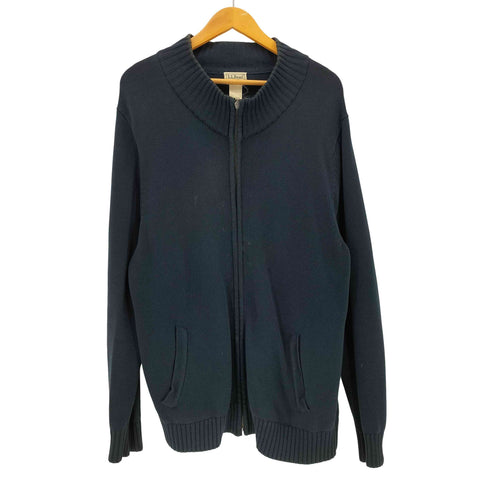 エルエルビーン L.L.Bean 90S コットンジップアップニット メンズ import:L