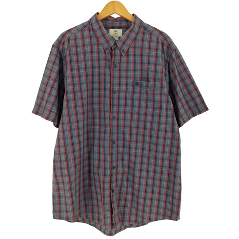 ティンバーランド Timberland REGULAR FIT レギュラーカラーS/S チェックシャツ メンズ JPN:XXL
