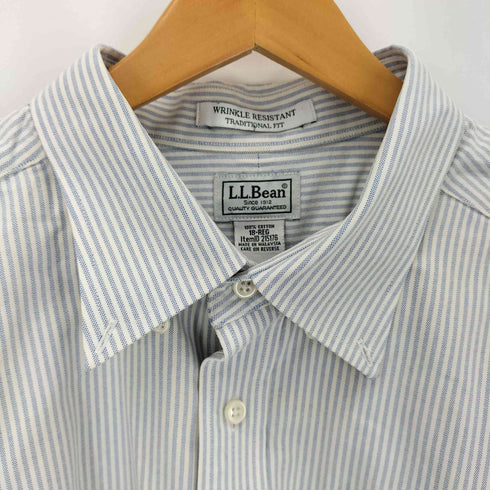 エルエルビーン L.L.Bean ボタンダウン S/S ストライプシャツ メンズ 18-REG