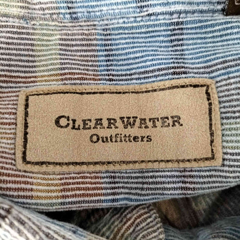 CLEAR WATER 細畝コーデュロイ チェック BD シャツ メンズ import:XL