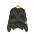 TRADER BAY レザー切り替え アクリル ニット メンズ import:M