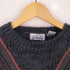 TRADER BAY レザー切り替え アクリル ニット メンズ import:M