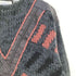 TRADER BAY レザー切り替え アクリル ニット メンズ import:M