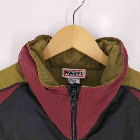リーボック Reebok フードパッカブル マルチパターン ナイロン ジャケット メンズ import:L
