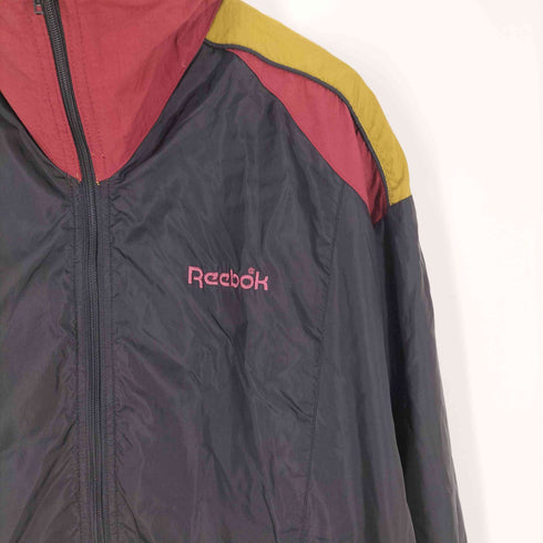 リーボック Reebok フードパッカブル マルチパターン ナイロン ジャケット メンズ import:L