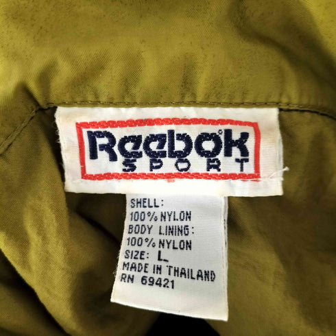 リーボック Reebok フードパッカブル マルチパターン ナイロン ジャケット メンズ import:L