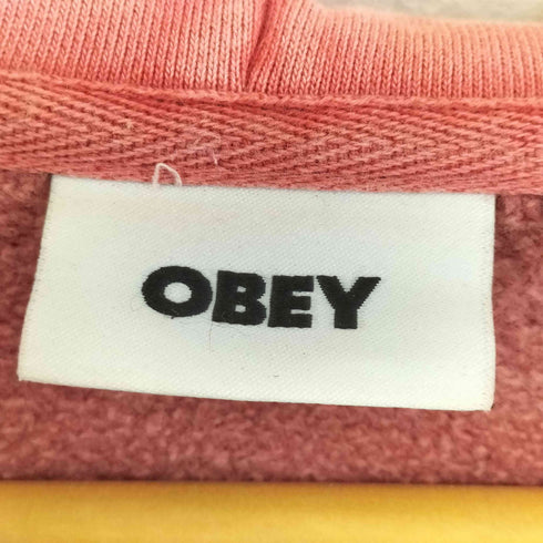 オベイ OBEY LOWERCASE PIGMENT ZIP HOOD メンズ L