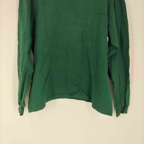 コットンデラックス COTTON DELUXE 90~00S USA製 モックネック ロングスリーブ Tシャツ メンズ import:L