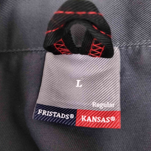 KANSAS 企業プリント ワーク ジャケット メンズ import:L
