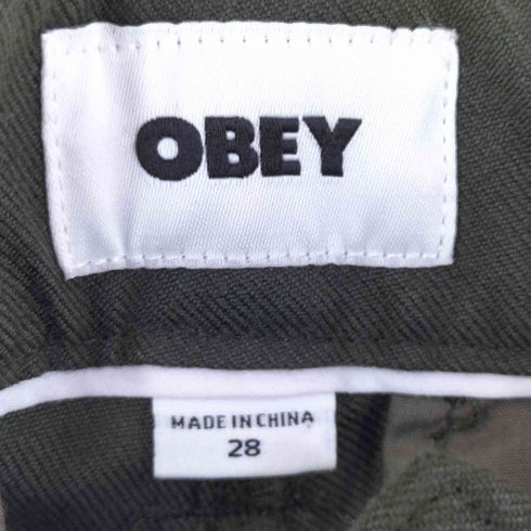 オベイ OBEY OLIVER PLEATED PANT メンズ 28