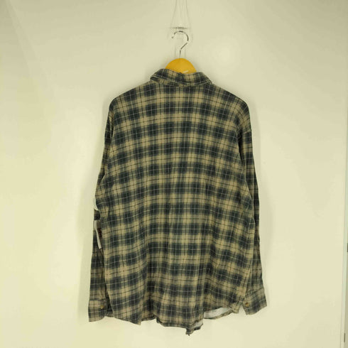 SOSTANZA ドミニカ製 チェック プリントネルシャツ メンズ import:L