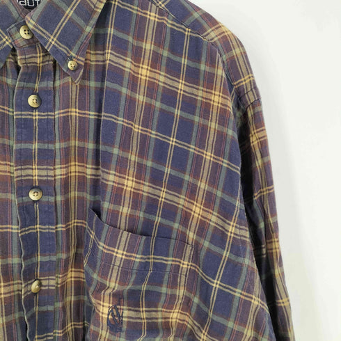 ノーティカ NAUTICA チェック BD シャツ メンズ import:XL