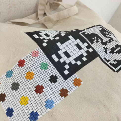 オベイ OBEY TRIPLE TROUBLE TOTE BAG メンズ