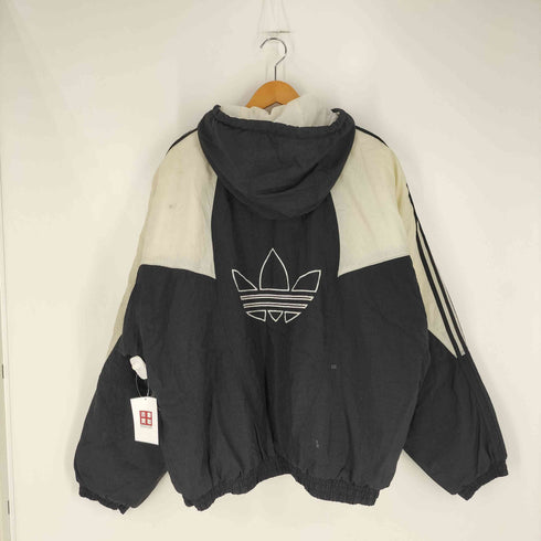 アディダスオリジナルス adidas Originals 90S 万国旗タグ フーデッド ナイロン パテッドジャケット メンズ import:XL