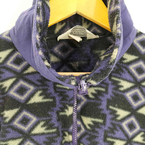 コロンビア Columbia USA製 ネイティブ柄 フリースジャケット メンズ import:L