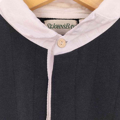 セントジョンズベイ STJOHNS BAY 90S クレイジーパターン ラガースウェット シャツ メンズ import:XL