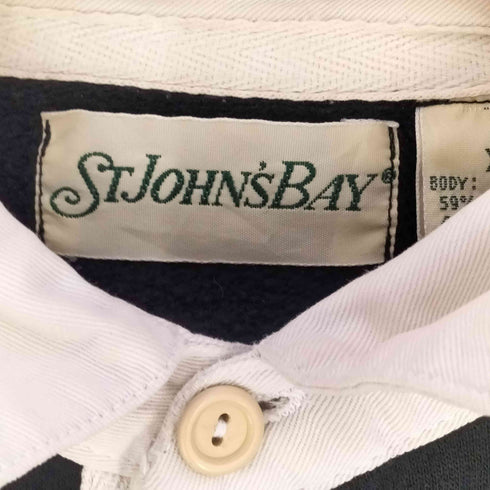 セントジョンズベイ STJOHNS BAY 90S クレイジーパターン ラガースウェット シャツ メンズ import:XL