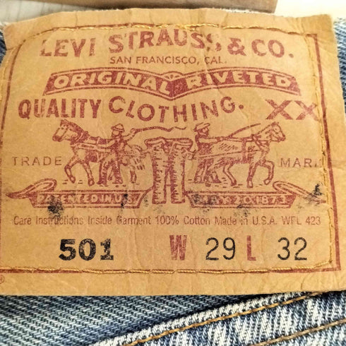 リーバイス Levis 90S USA製 501 ボタンフライ デニム メンズ W29/L32