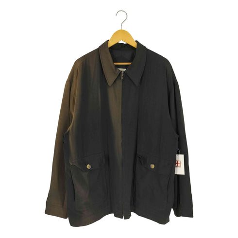 シルク100% ボンバージャケット メンズ import:XL