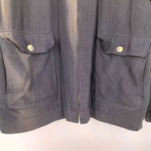 シルク100% ボンバージャケット メンズ import:XL