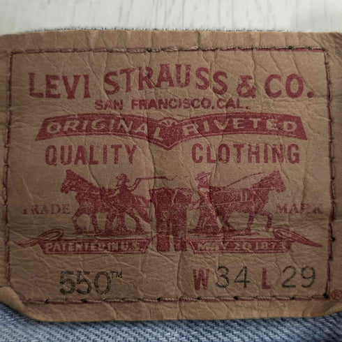 リーバイス Levis 00S メキシコ製 550 RELAXED FIT テーパードデニム メンズ W34/L29
