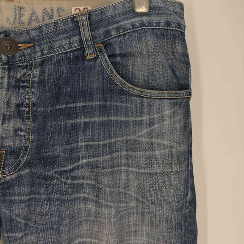 ゲスジーンズ GUESS JEANS ローライズ ジップフライ デニム 縦落ち メンズ 36inch