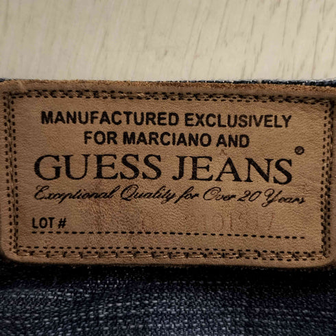 ゲスジーンズ GUESS JEANS ローライズ ジップフライ デニム 縦落ち メンズ 36inch
